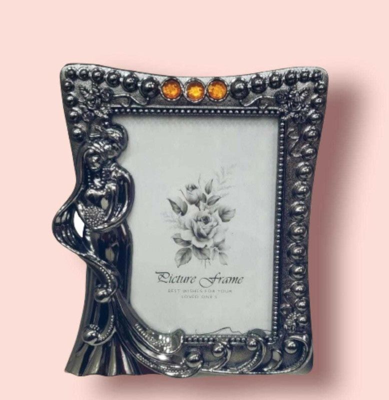 Plastic Photo Frame  (Black)