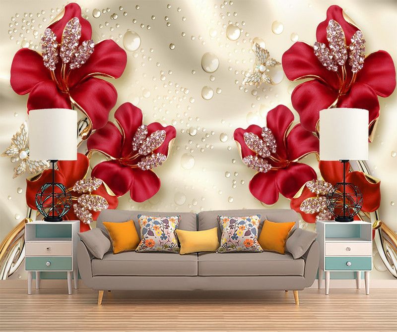 Decorative Production Floral & Botanical Multicolor Wallpaper  (245 cm x 40 cm)