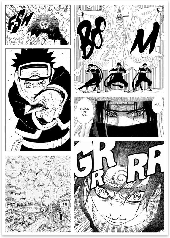 Naruto Anime Shinobi Manga Panel 17 Waterproof Non-tearable Wall Posters 125 Micron sheet Size A3 Paper Print  (16.54 inch X 11.69 inch)