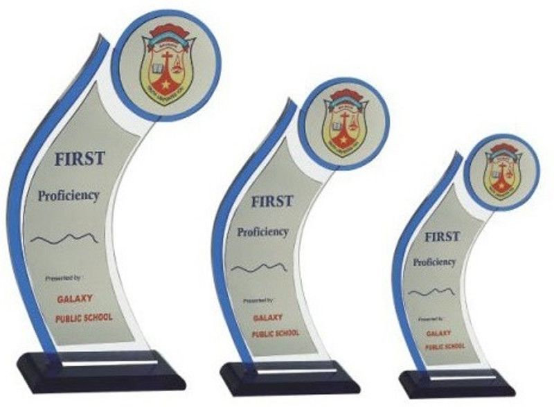 Super Collection ACRYLIC H 9 Trophy for Sports Award Ceremony Trophy  (M)