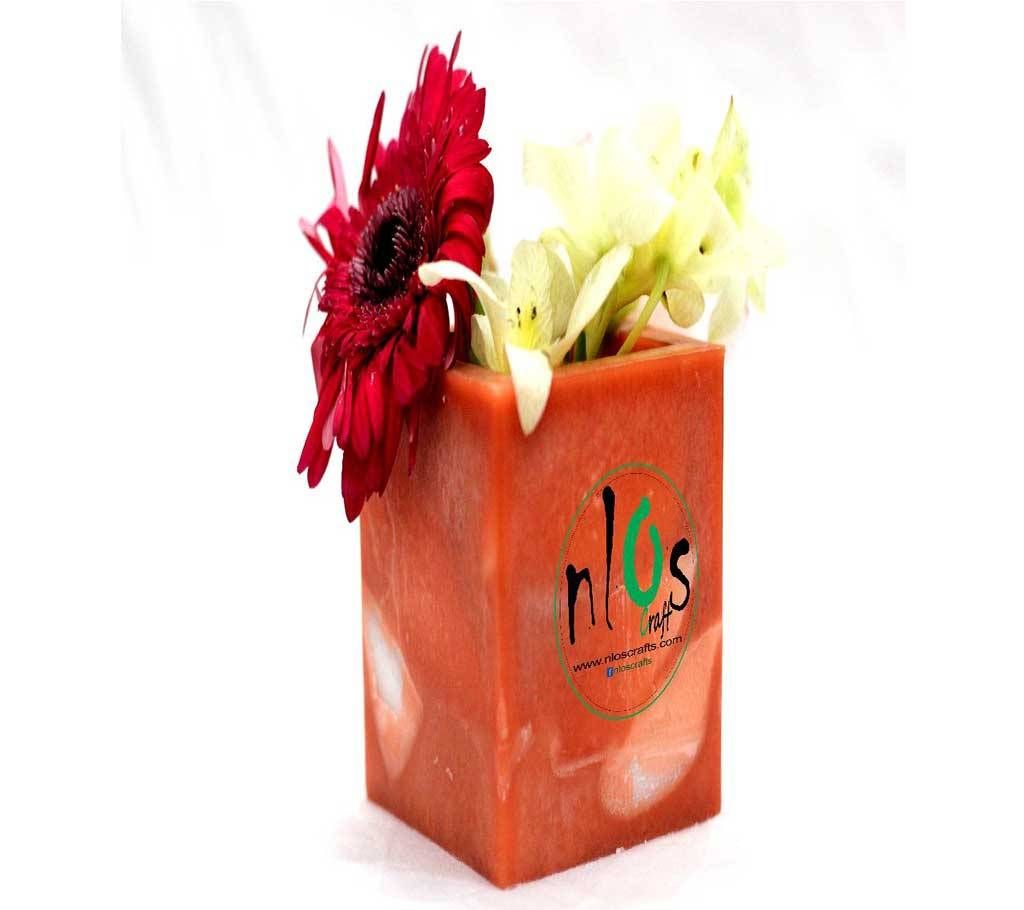 Wax flower vase-09