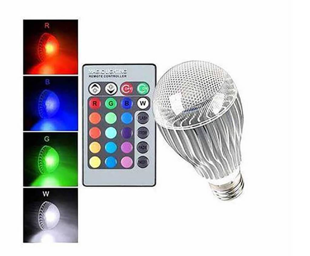 Remote LED RGB Bulb Lights