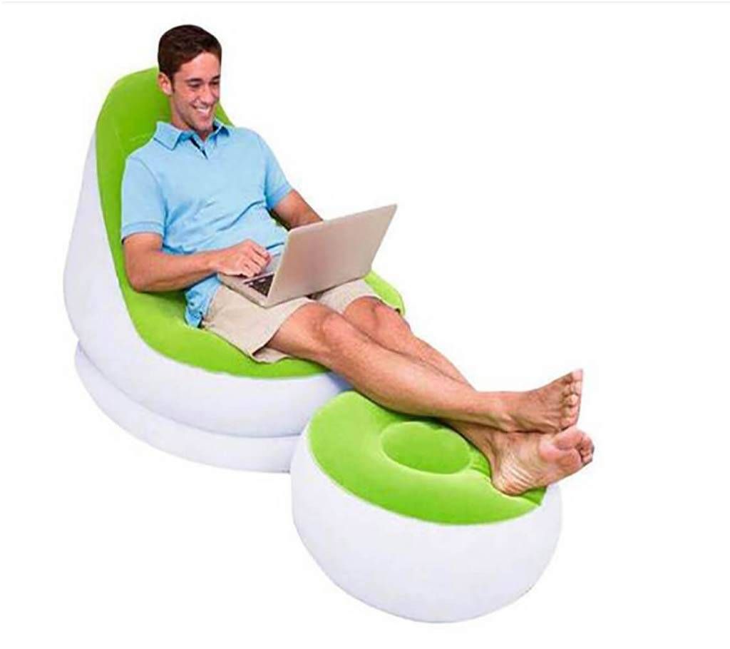 Bestway 2 in 1 inflatable air chair + foot