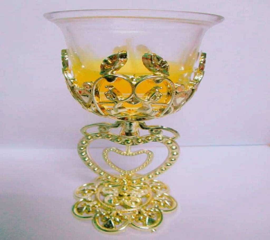 Glass candle