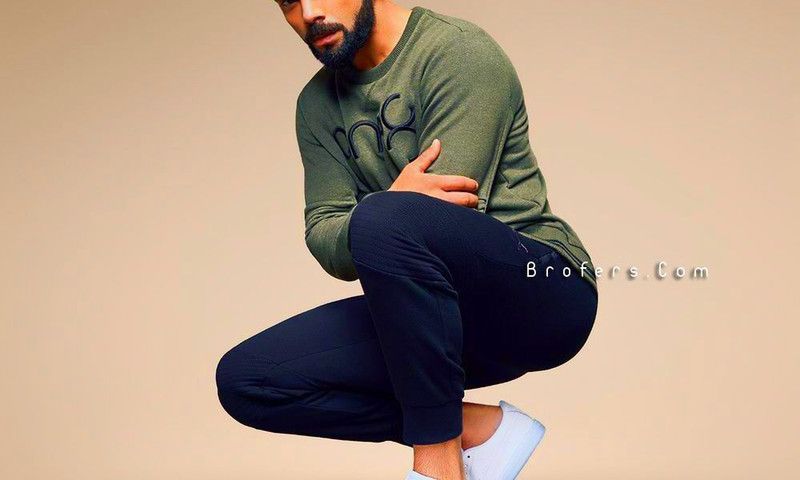 Online Collections 30.48 cm virat kohli Sticker Poster, cricketer stickers, (18 inch X 12 inch, Rolled) Non-Reusable Sticker  (Pack of 1)