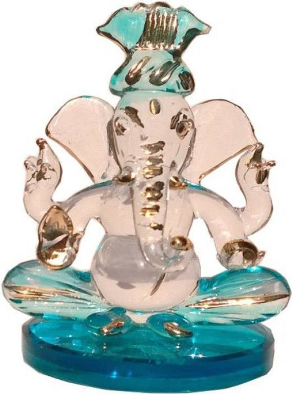 GLAMOROUS Decorative Showpiece - 8 cm  (Glass, Red)