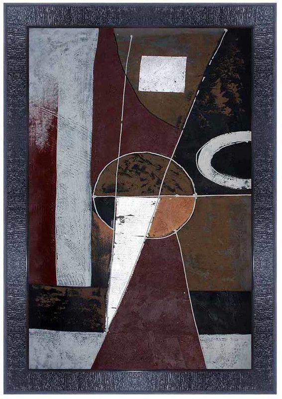 pnf Modern abstract art Wood Photo Frames with Acrylic Sheet (Glass) 2811 Digital Reprint 14 inch x 10 inch Painting  (With Frame)