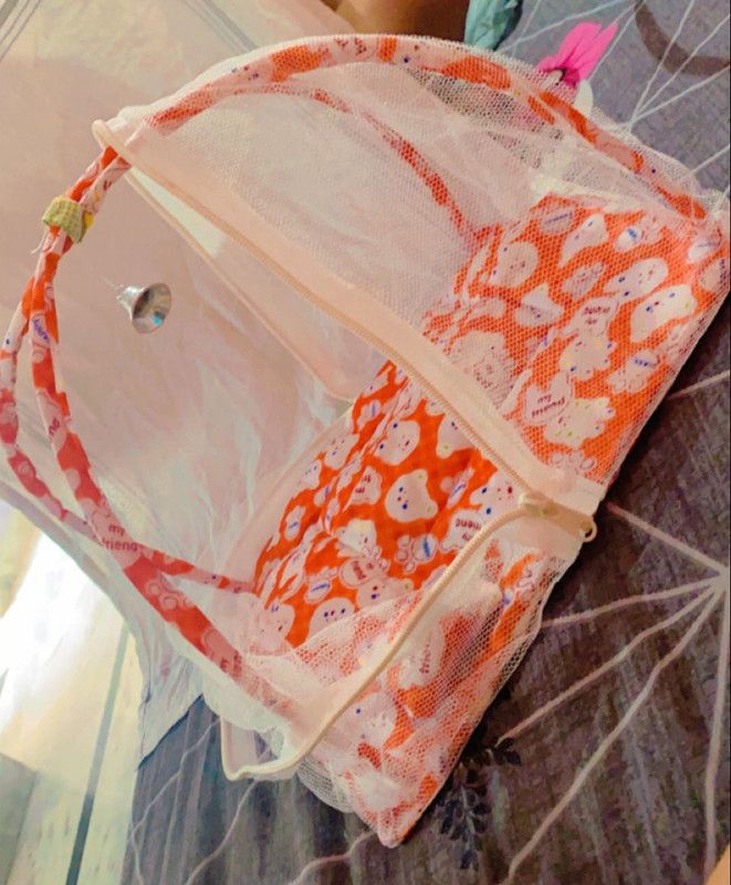 Namami Decorative Showpiece - 10 cm  (Fabric, Orange)
