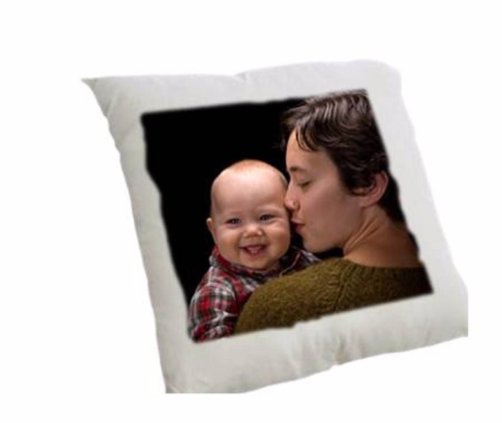 Customized Printed Pillow - White