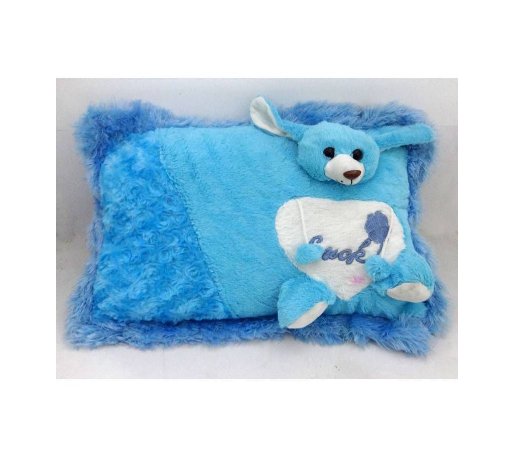 Deep Blue Bear  Pillow