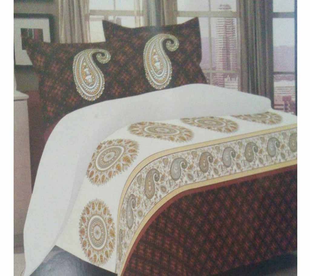 Indian Double size cotton bed sheet set 