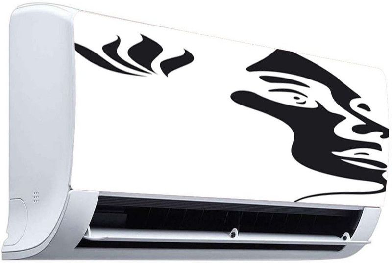 QTH 91 cm QTH LINE ART DESIGN AC STICKER SUITABLE FOR ALL TYPE OF AC QTH-AC-0985 Self Adhesive Sticker  (Pack of 1)