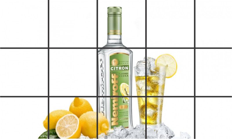Saiii Designs 69 cm Meyer Lemon Kitchen Sticker, Waterproof and Anti Oil Stain, Kitchen Wall Coverings Area (46Cm X 69Cm) Self Adhesive Sticker  (Pack of 1)