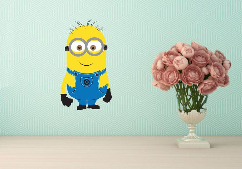 AK WALL STICKERS 60 cm LONELY MINIYOSE Self Adhesive Sticker  (Pack of 1)
