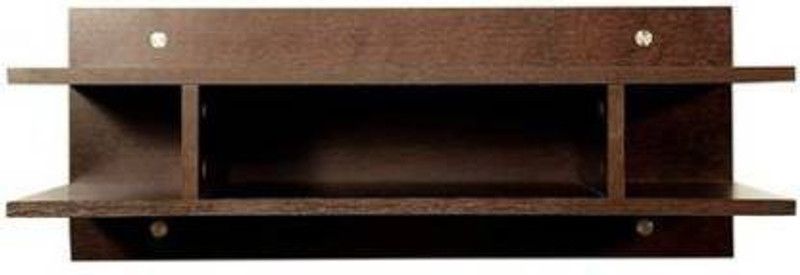 AN Craft Wall shelf TV set up box Wifi set up box Stand MDF MDF (Medium Density Fiber) Wall Shelf  (Number of Shelves - 4, Brown)