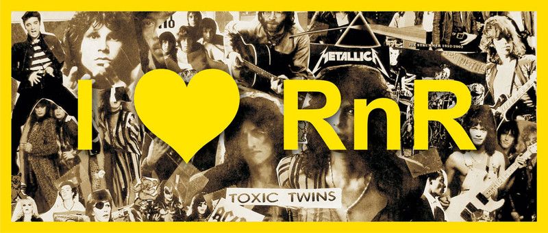 I Love Rock and Roll Paper Print  (12 inch X 28 inch, Rolled)