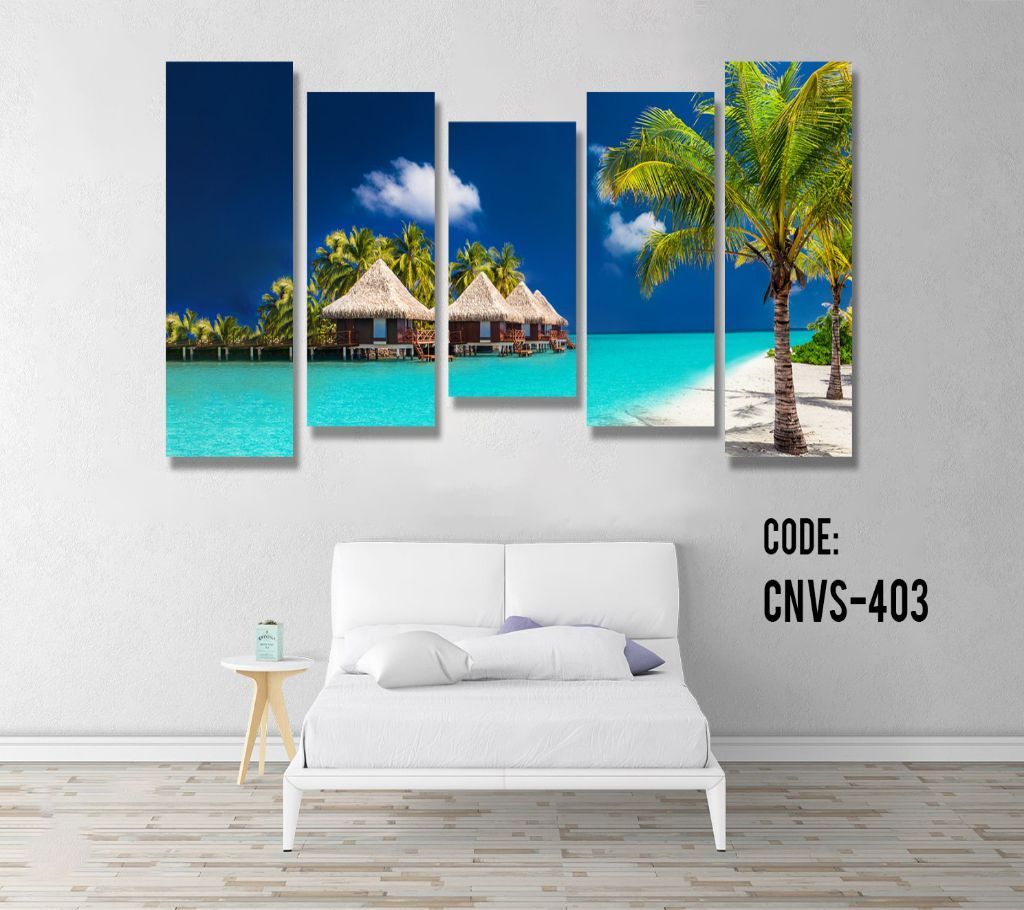 CNVS-403 Beach Natureal House Wall Canvas Art Prints 96 inch x 48 inch