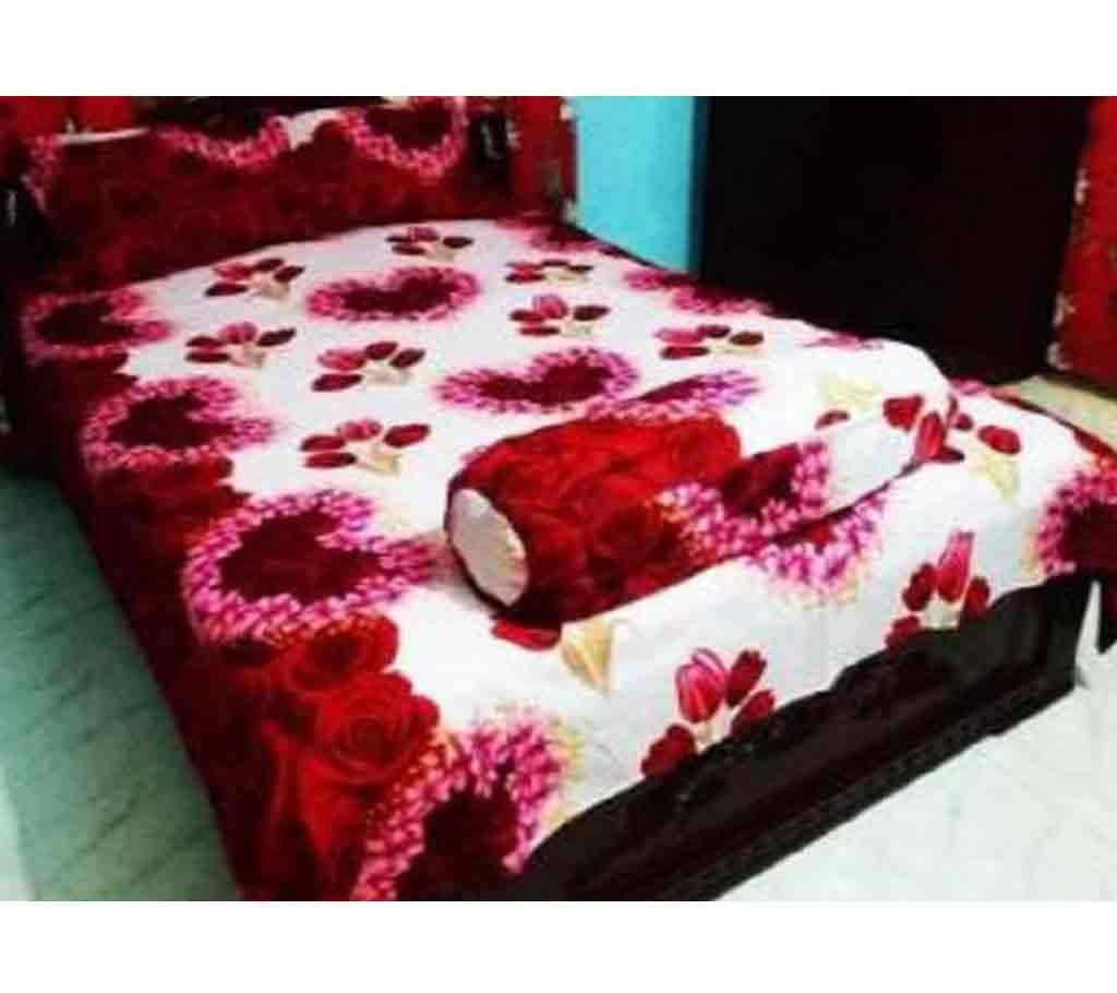 Double Size Cotton Bed Sheet Set of 5 Pieces
