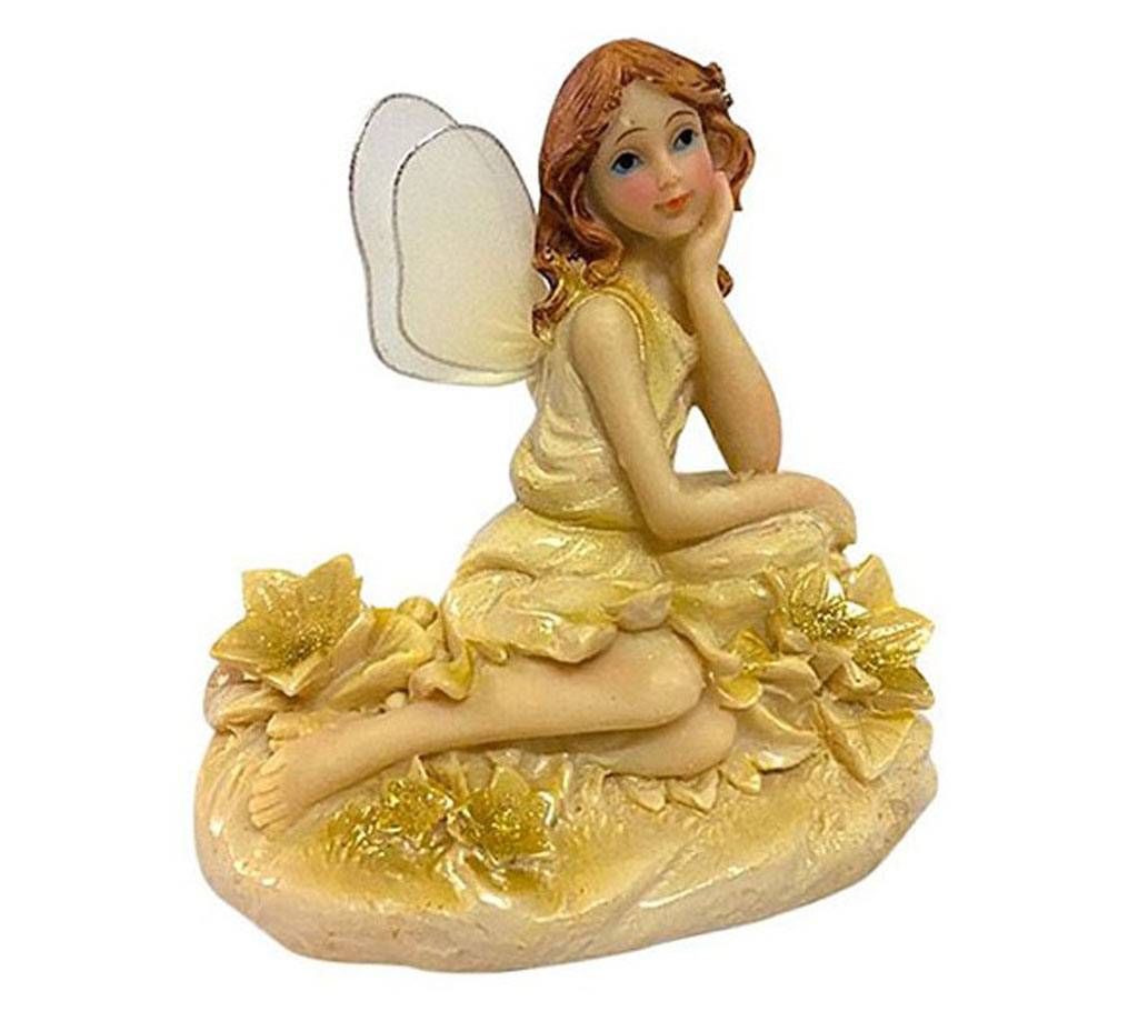Beautiful Decorative Showpiece - Cute Golden Girl