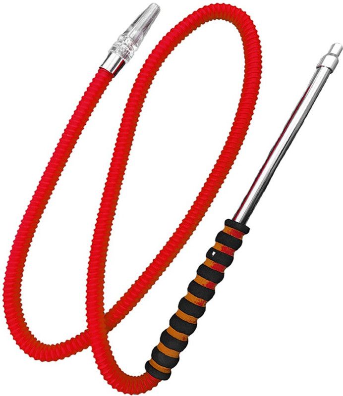 Puff Smart Plastic Red Hookah Hose 1 m  (Pack of 1)