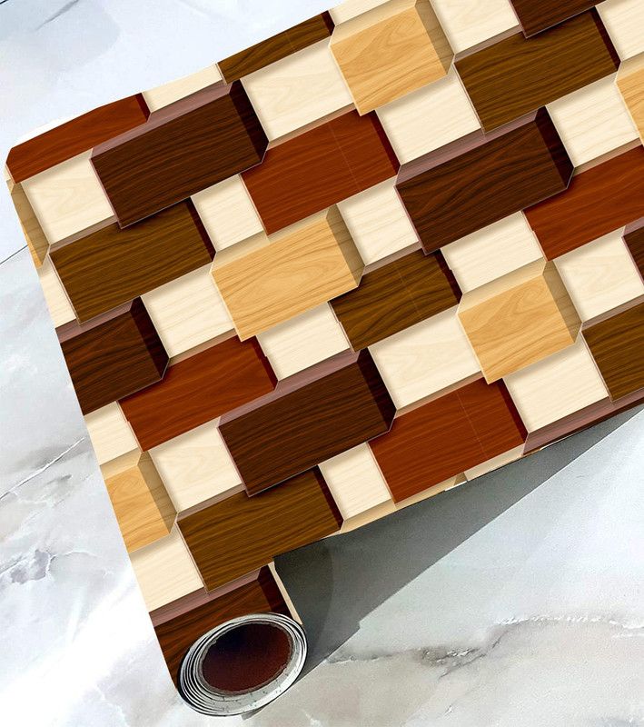 HD PRINT HOUSE Abstract Multicolor Wallpaper  (325 cm x 40 cm)