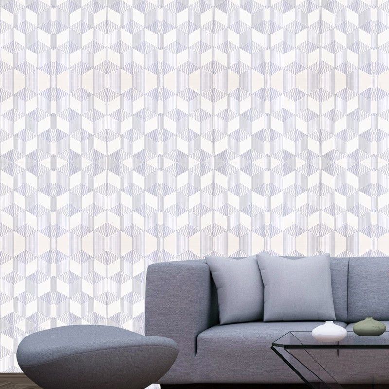 Jyanshu Creation Floral & Botanical Blue Wallpaper  (500 cm x 40 cm)