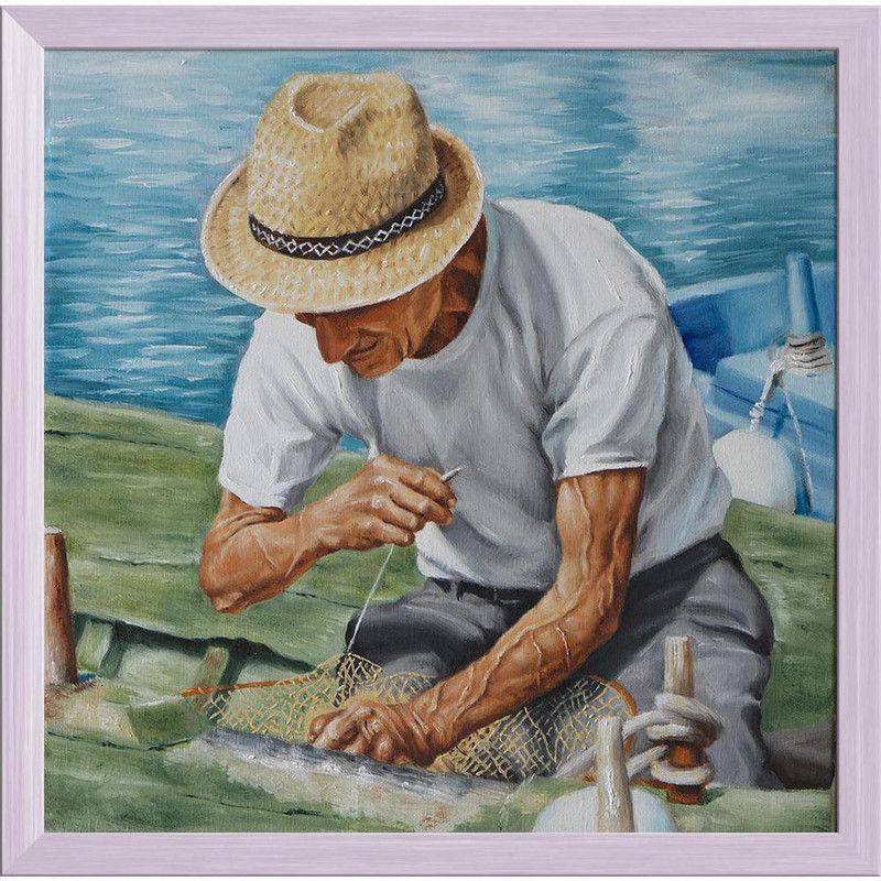 Artzfolio Canvas 24 inch x 24.3 inch Painting  (With Frame)