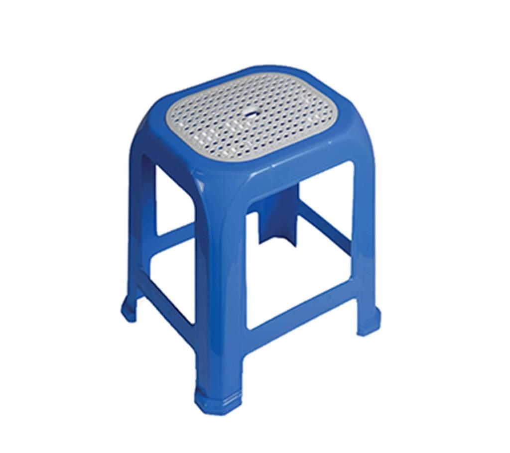 B 312 Medium Net Plastic Stool - Blue