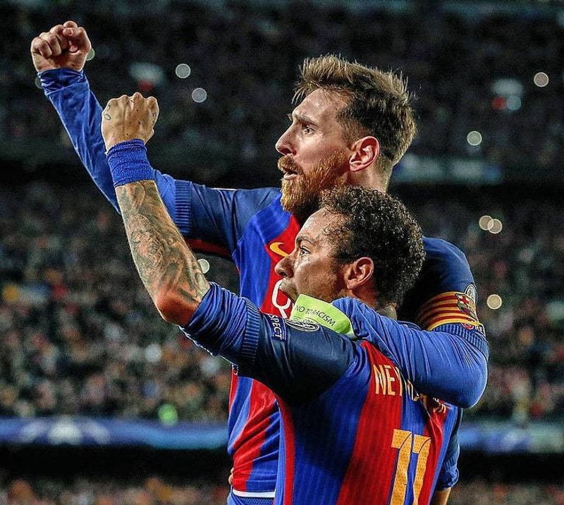 Fc Barcelona Soccer Clubs Soccer Lionel Messi Barcelona FC Matte Finish Poster Photographic Paper  (12 inch X 12 inch)