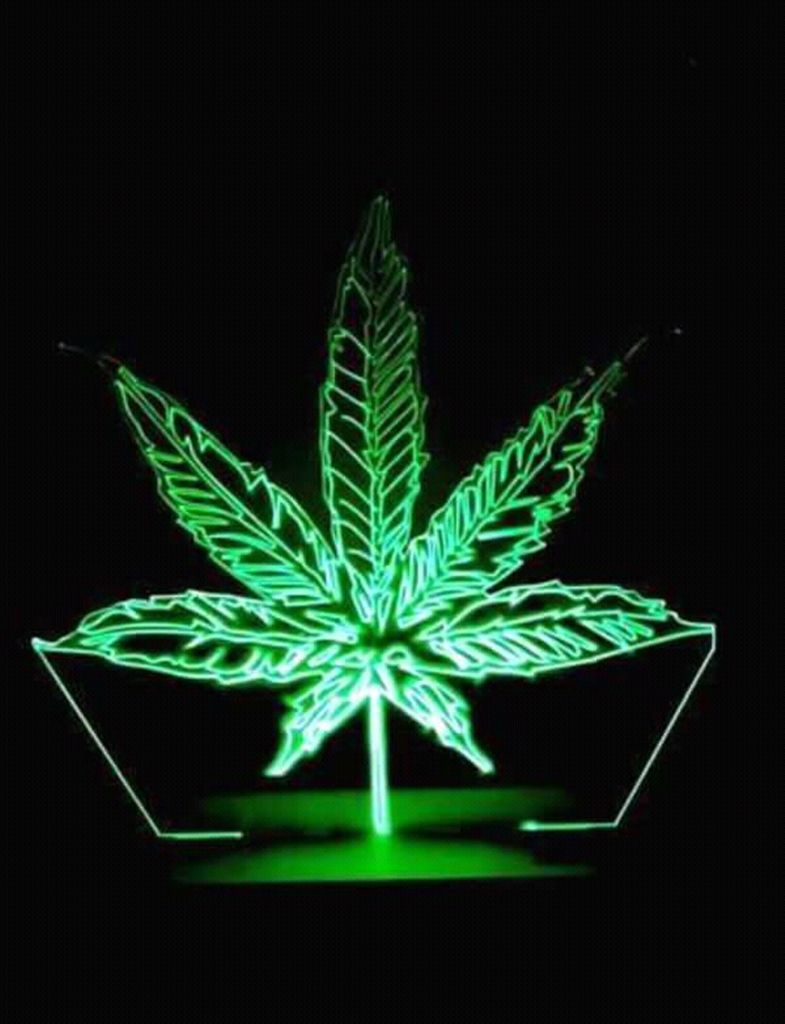 Leaf Remote Control 3D Lamp