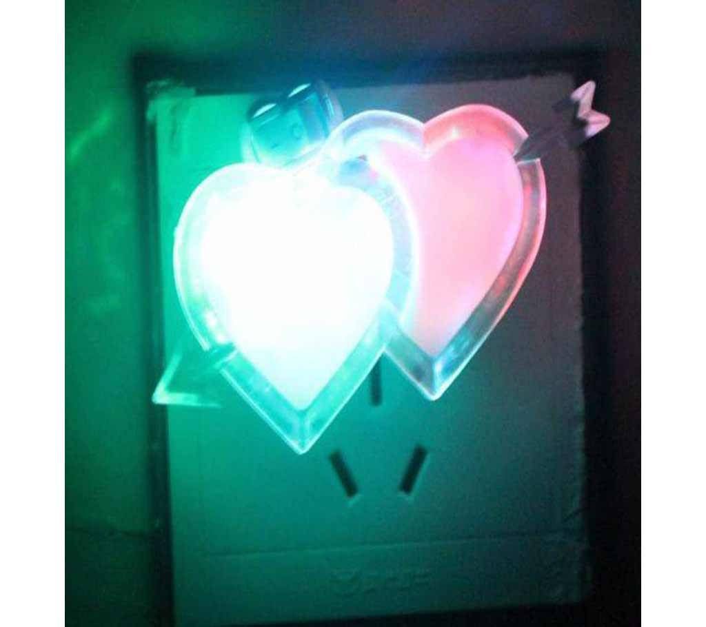 LED Multi color plug in Wall Night Light