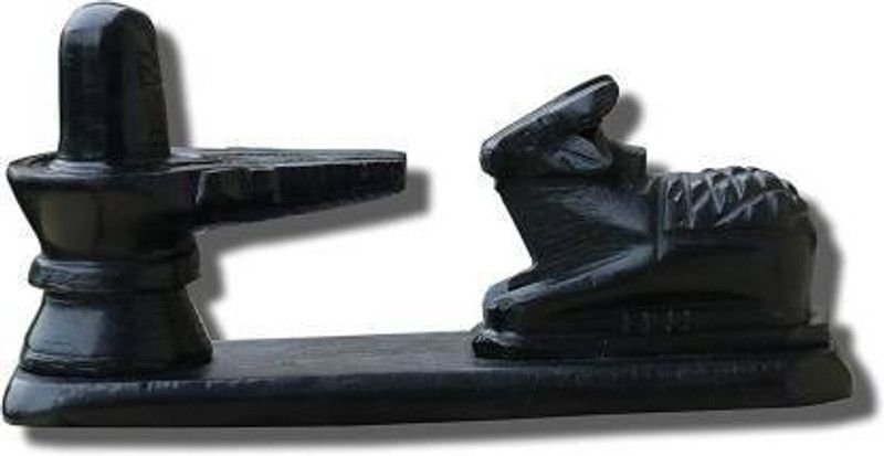 VALUE CRAFTS Decorative Showpiece - 8.12 cm  (Marble, Black)