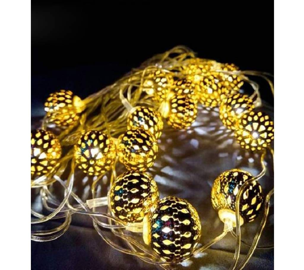Ornamental Golden ball light