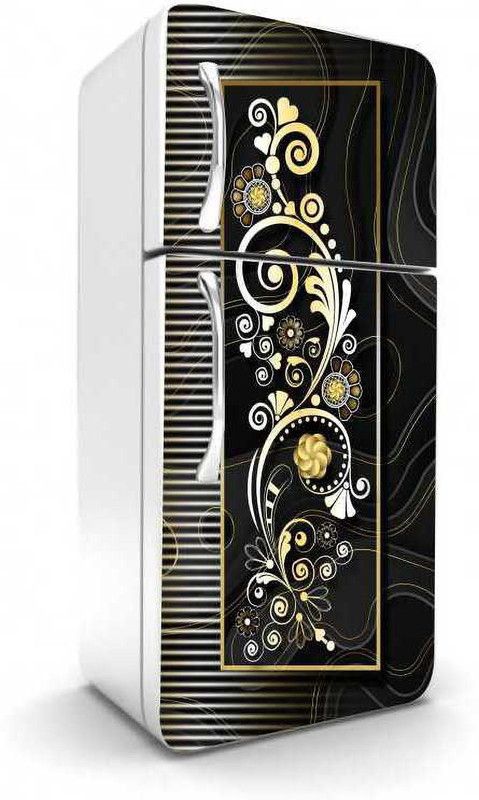 Kota Creation 61 cm Fridge Sticker Decorative Refrigerator Sticker PVC Vinyl Multicolour -KCFS-81 Self Adhesive Sticker  (Pack of 1)