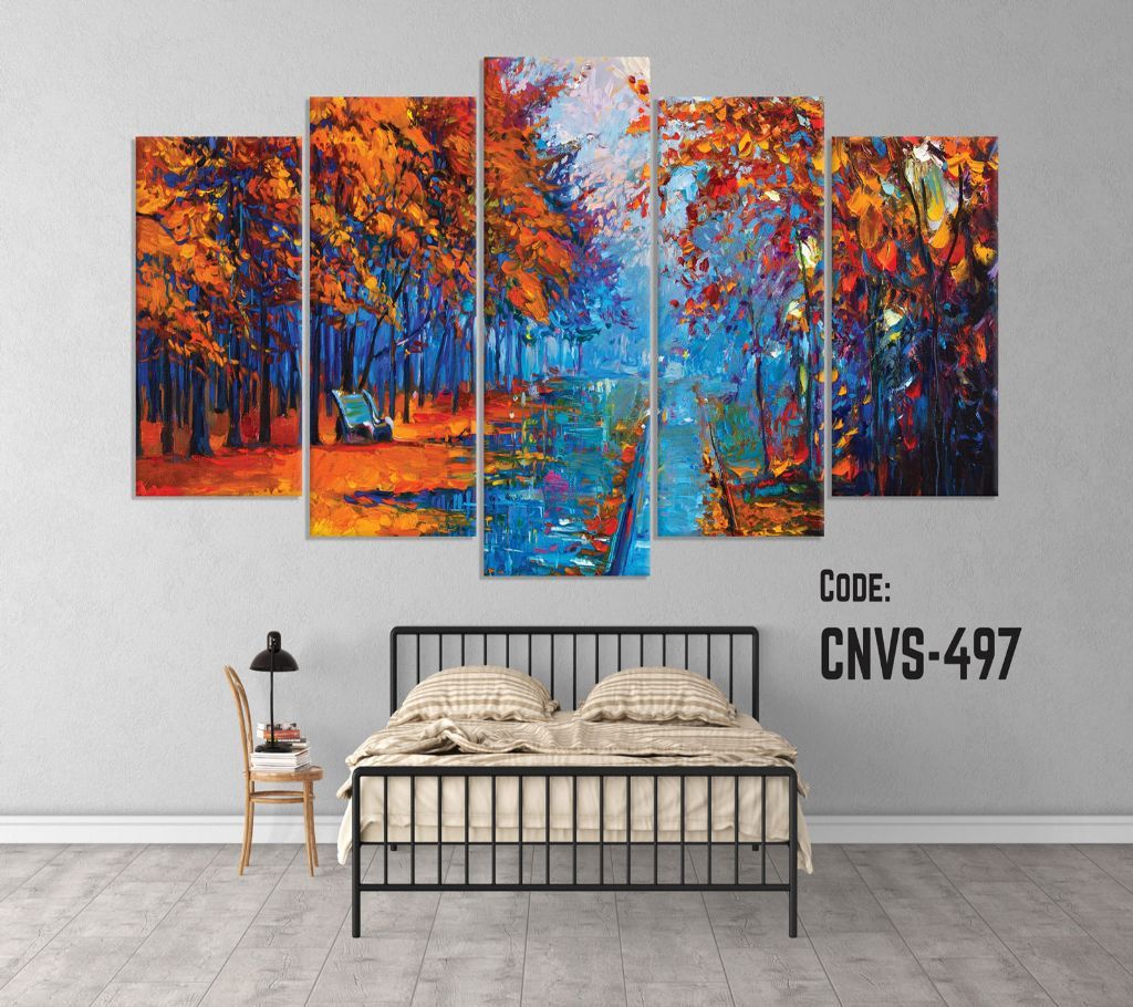 CNVS-497 Sea Island Wall Canvas Art Prints 48 inch x 36 inch