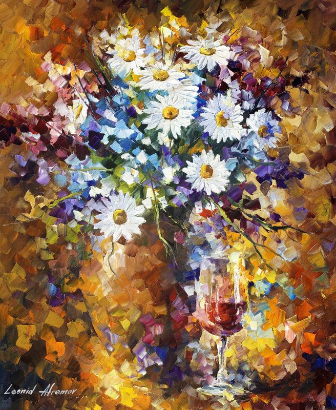 flowers painting Digital Reprint 18 inch x 12 inch Painting