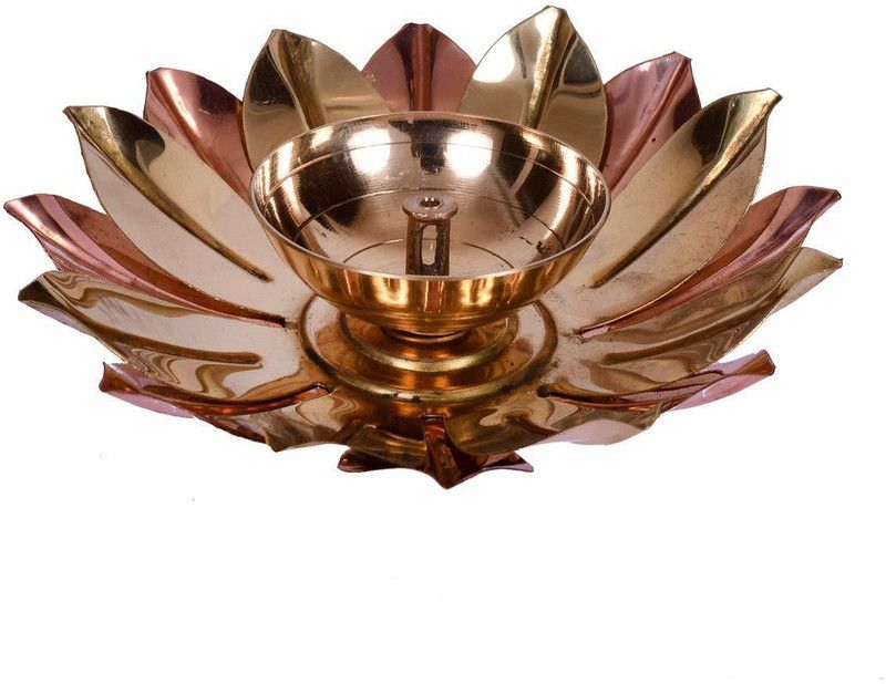 Flipkart SmartBuy Brass Table Diya  (Height: 6.35 inch)