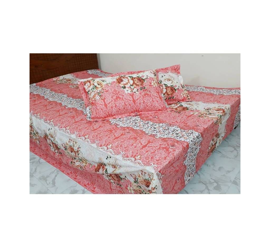 Double Size Queen Cotton bedsheet Set