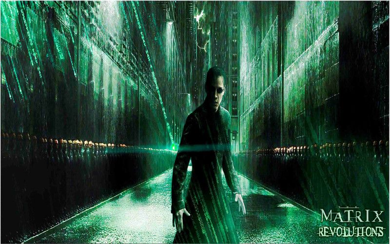 Matrix Movie Wall Poster For Room With Gloss Lamination M5 Paper Print  (12 inch X 18 inch, Rolled)