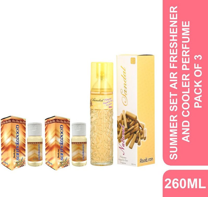 Rankson Sandal Spray, Diffuser  (3 x 86.67 ml)