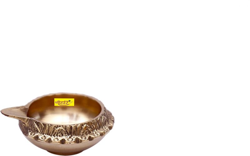 srihari108 Brass Table Diya  (Height: 1 inch)