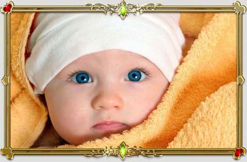 Set of 1 Cute Baby Combo Posters, Cute Baby Combo Posters, Smiling Baby Poster Sj50 Paper Print  (18 inch X 12 inch)