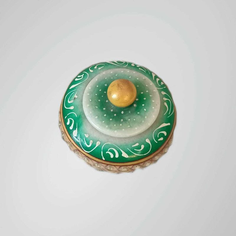 monika overseas Decorative Showpiece - 5 cm  (Marble, Multicolor)