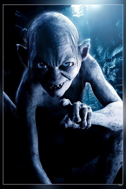 The Hobbit Gollum Movie Matte Finish Poster Paper Print  (18 inch X 12 inch)