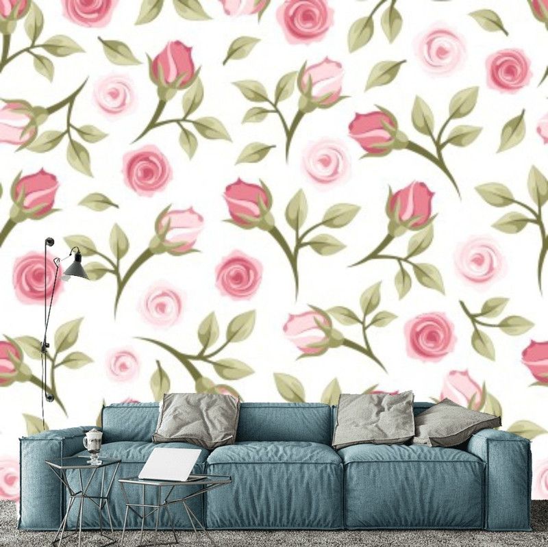 Creative Wall Floral & Botanical Multicolor Wallpaper  (200 cm x 40 cm)