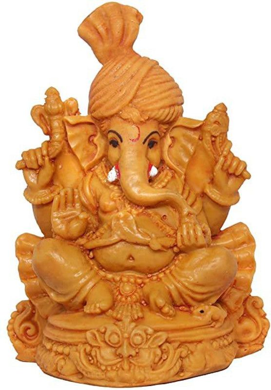 MANAN Decorative Showpiece - 15 cm  (Marble, Brown)