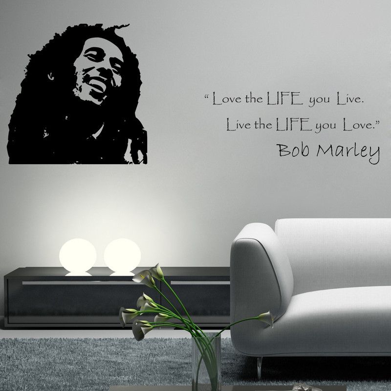 Sticker Hub 121 cm The Legend Bob Marley Wall Decal Self Adhesive Sticker  (Pack of 1)