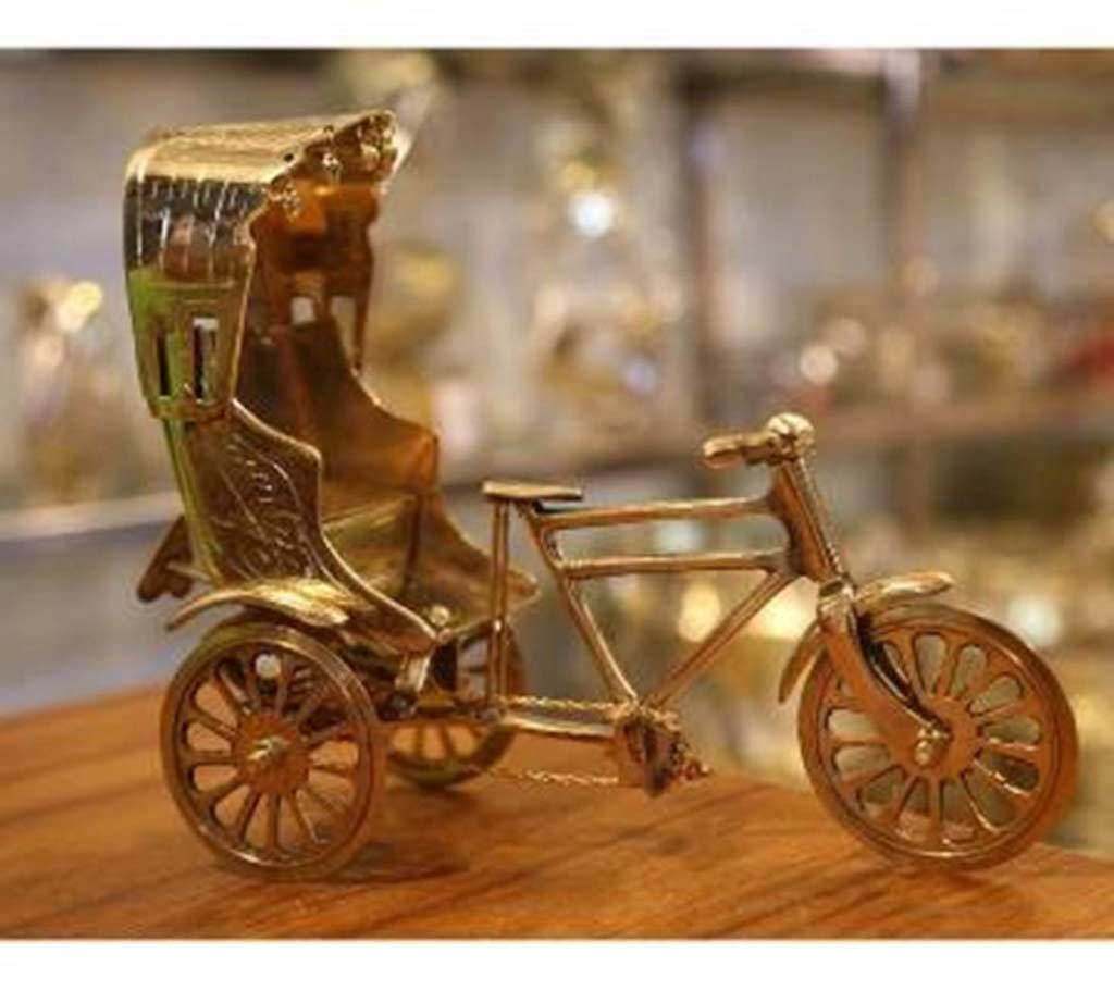 Brass made rickshaw show-piece (big size)