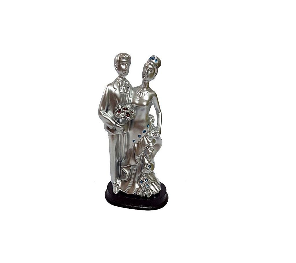 Silver Wedding Couple - Showpiece