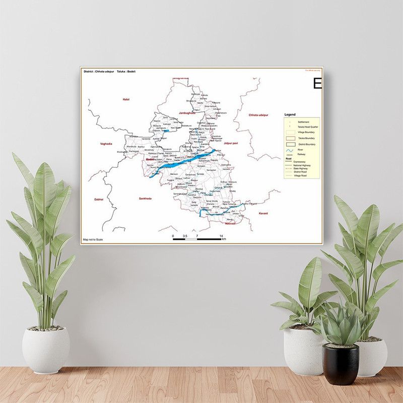 BRITISH TERMINAL 60 cm Chhota Udepur DISTRICT Bodeli TALUKA Self Adhesive Sticker  (Pack of 1)